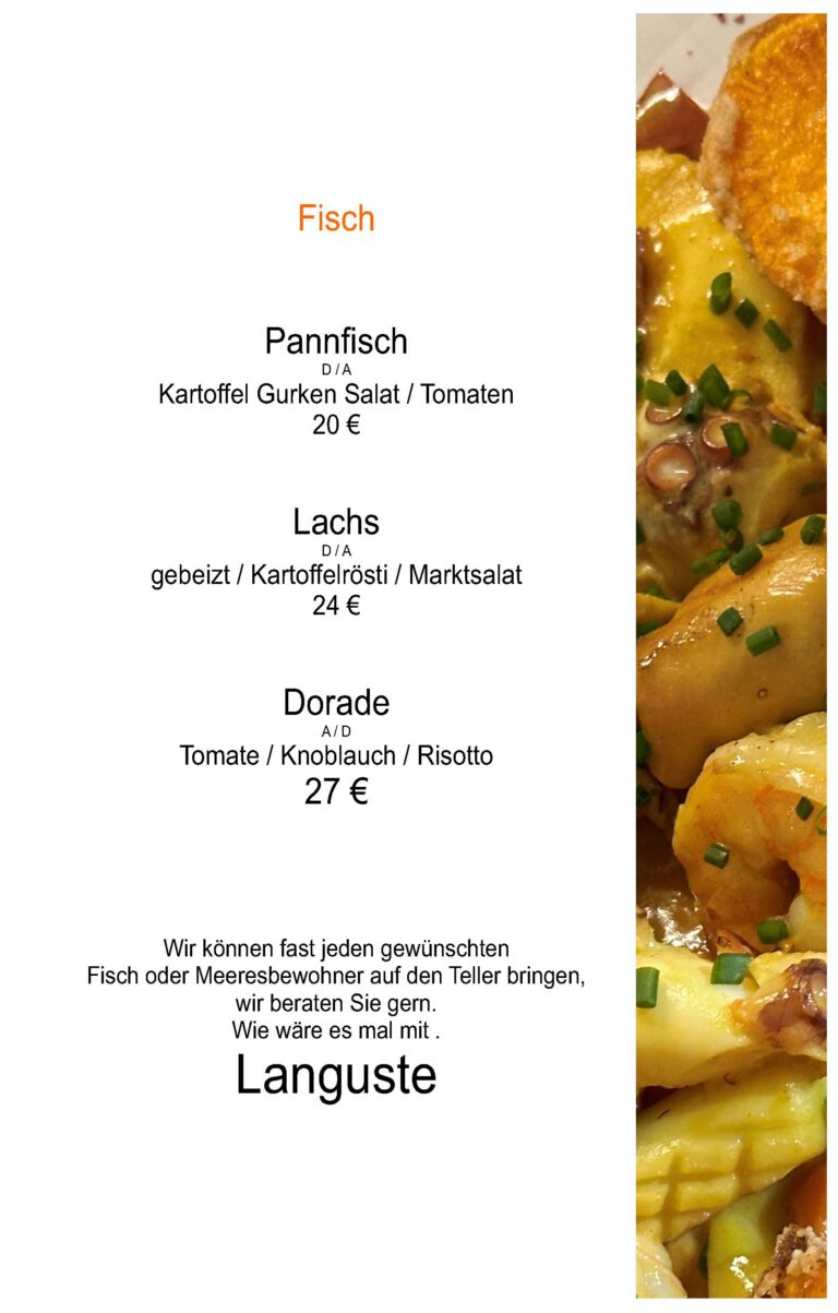 Fischgerichte auf der Frühlingskarte 2026 – Genießen auf dem Land im Lindenhof Peritz